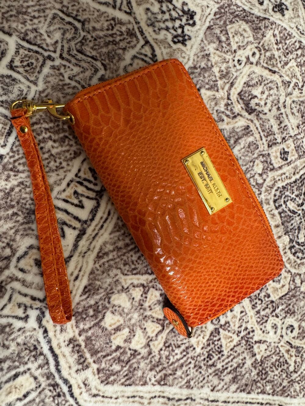 Michael Kors Soft Billfold Wallet with Wrist Strap